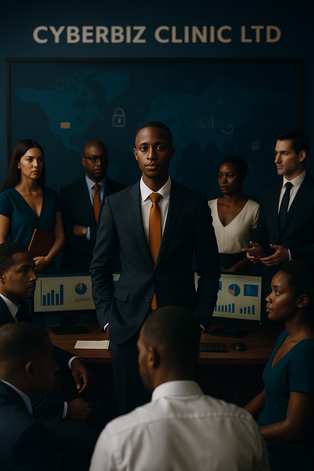 CyberBiz Clinic Ltd. team and strategic overview in Sierra Leone